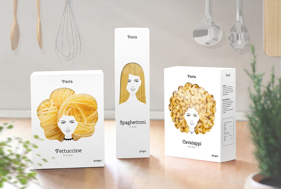 Creative packaging designs for pasta