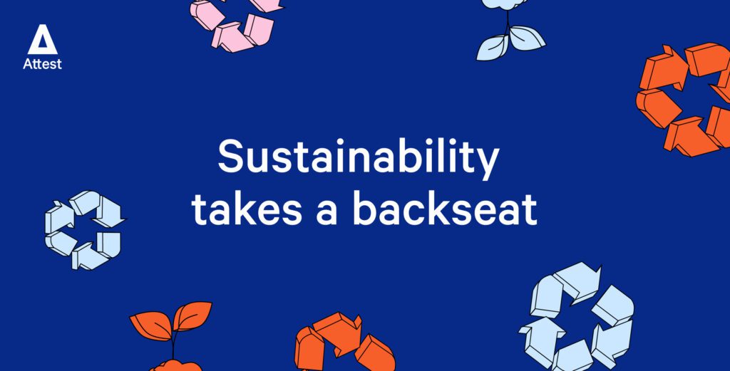 Sustainability takes a backseat