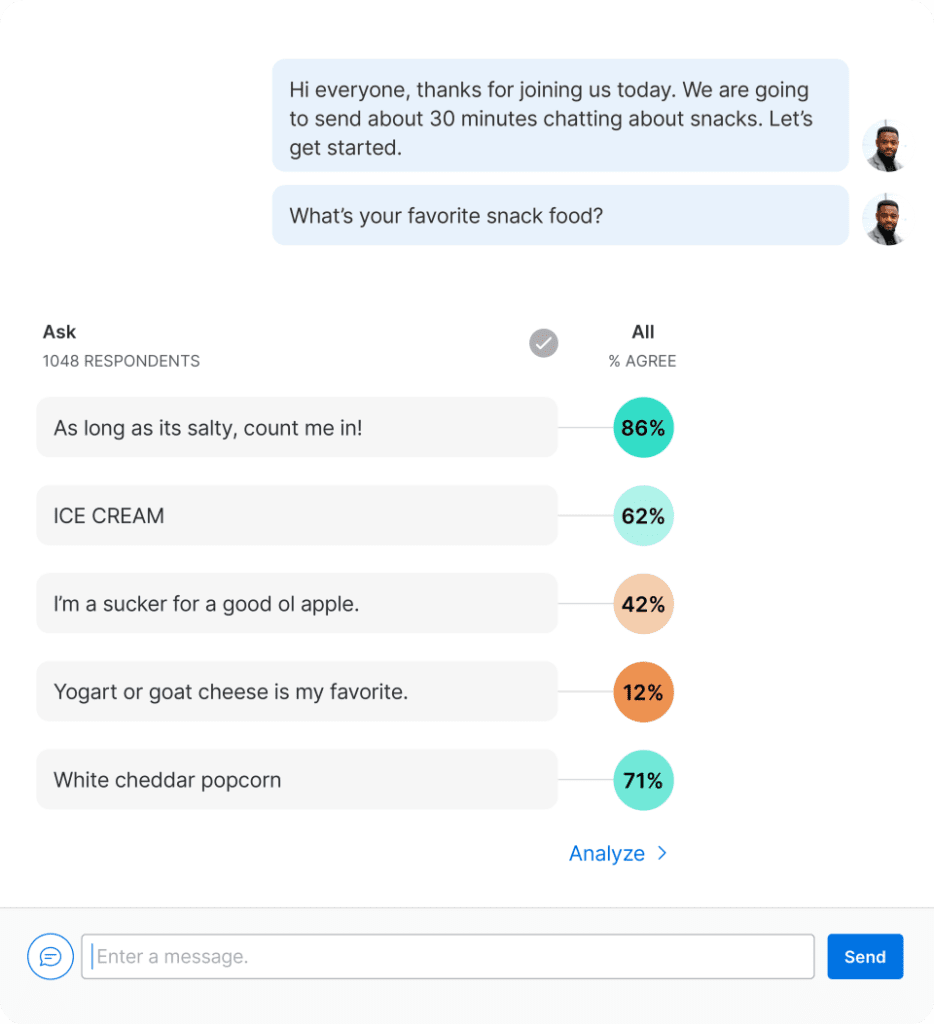 Remesh market research tool