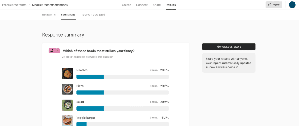 Typeform market research tool