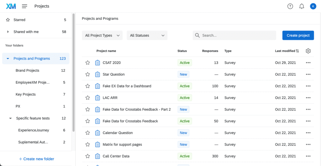 Qualtrics market research tool