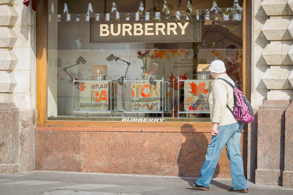 Burberry brand repositioning