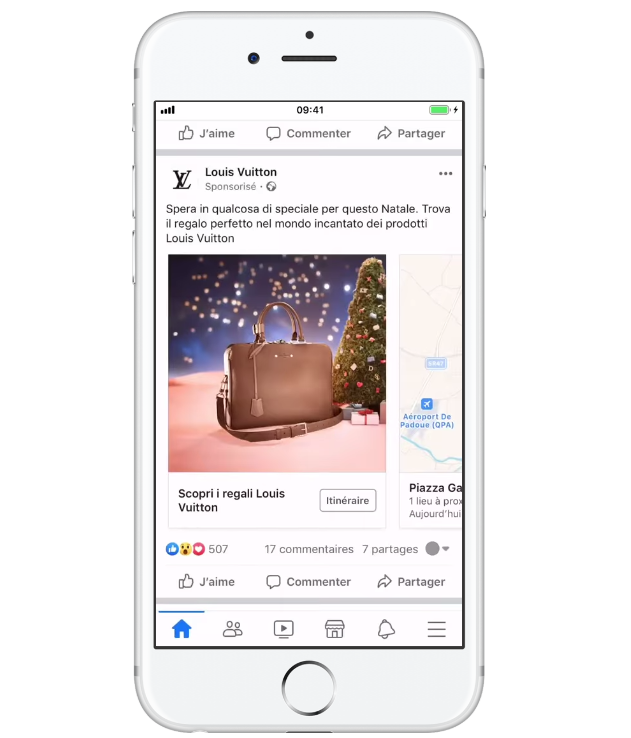 Louis Vuitton niche audience campaign