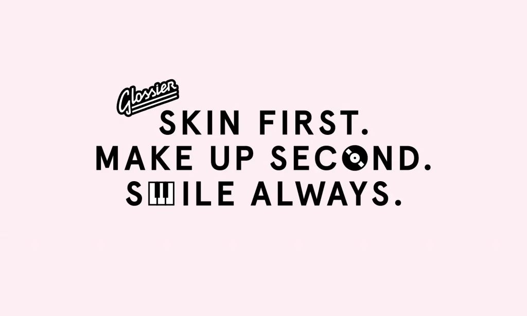 Glossier brand identity