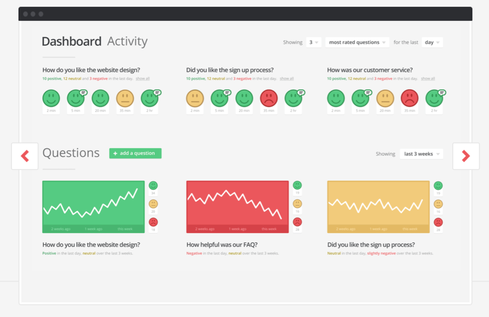 screenshot of the Temper market research tool