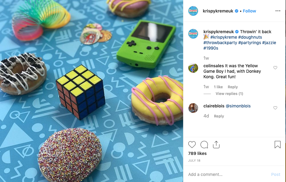 Krispy kreme 90s ad

