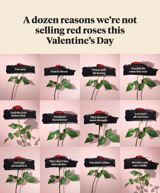 bloom & wild Valentine's day marketing campaign
