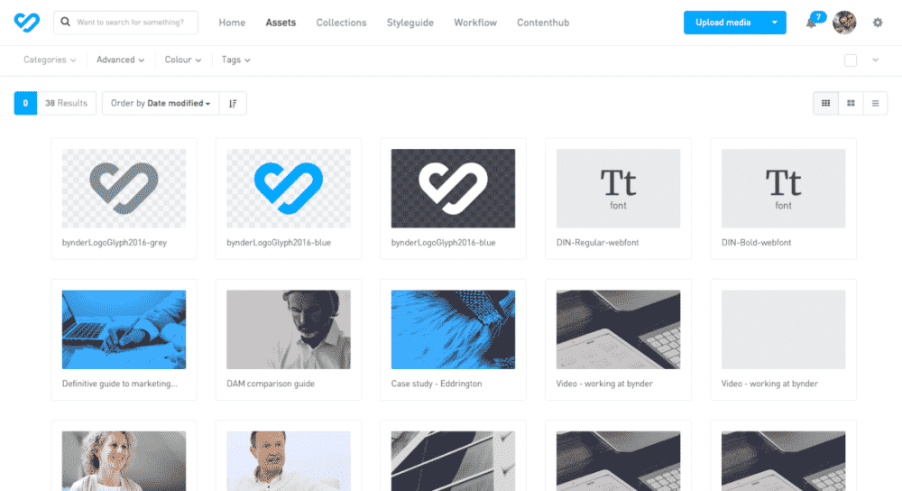 Bynder brand management tool