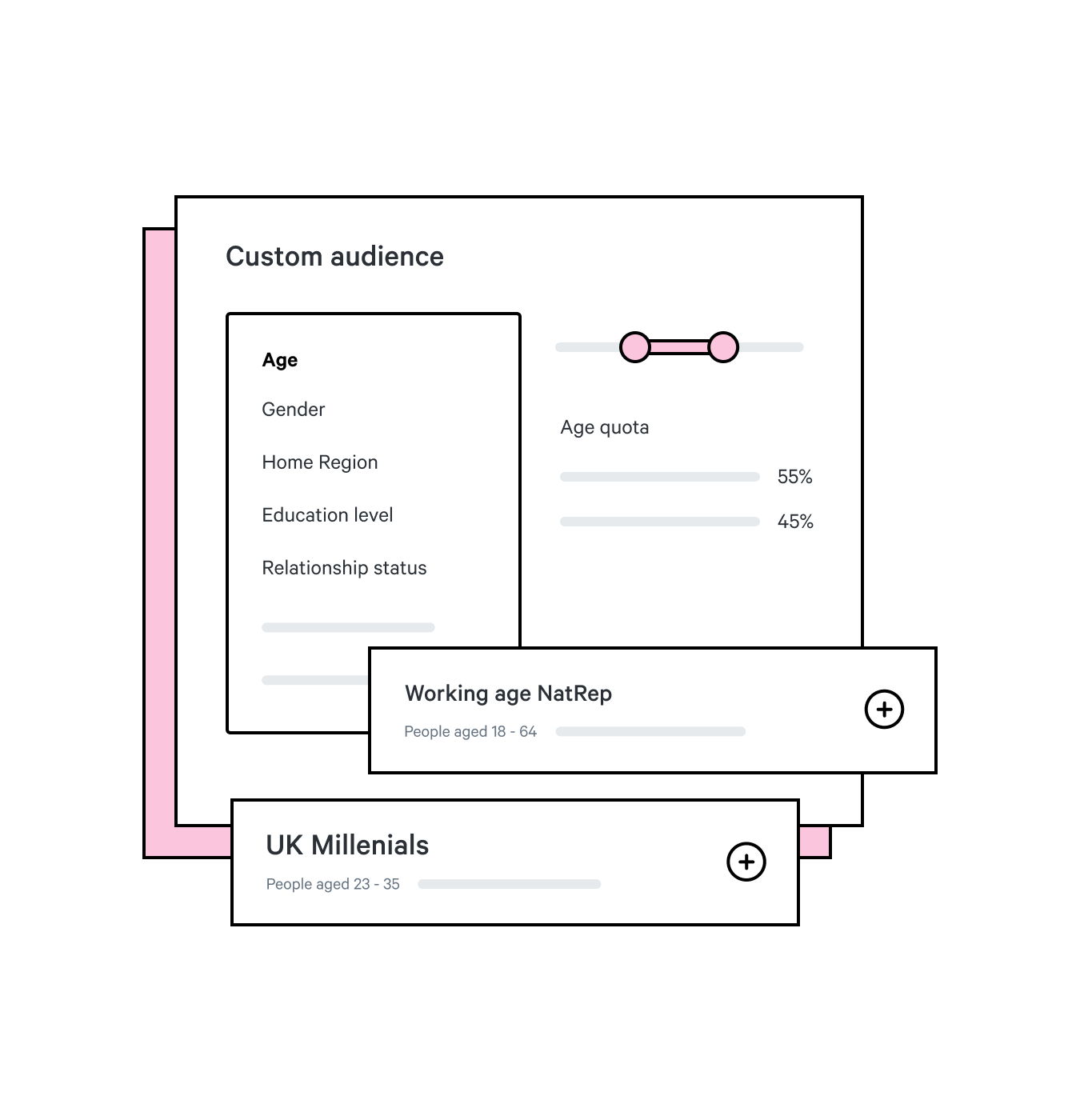 Attest's consumer audience filters